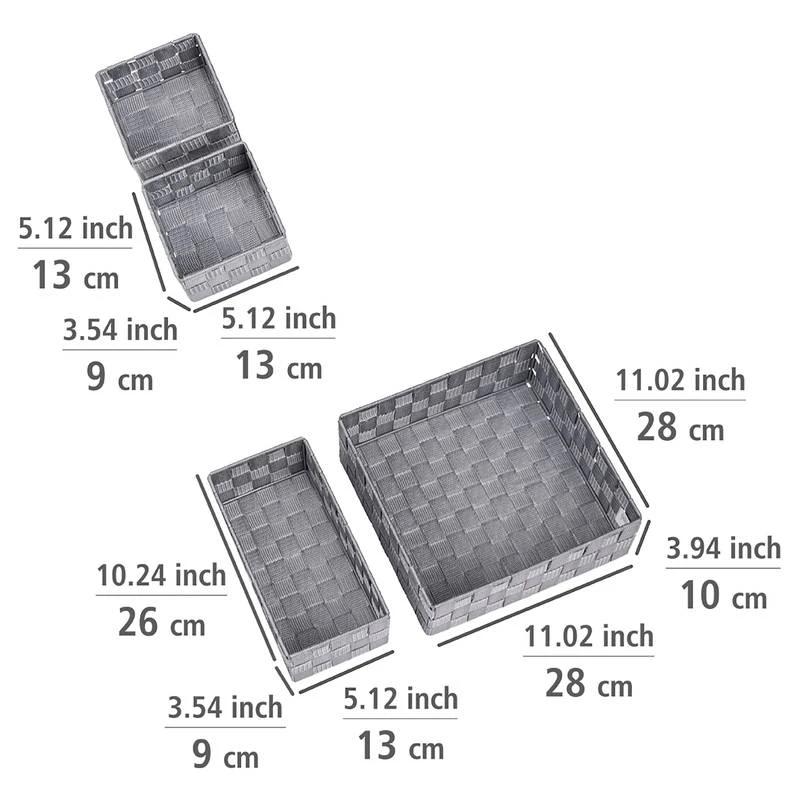 Wenko Paniers Adria (4 éléments) 16 Wenko Paniers Adria (4 éléments) – Image 14