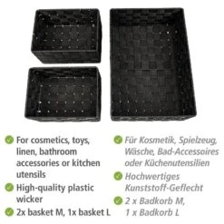 Wenko Paniers Adria (3 éléments) -Komar || Wenko || Amadeus Soldes Magasin 1000333248 220218 040 DETAILS P000000001000333248
