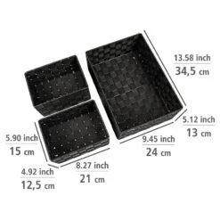 Wenko Paniers Adria (3 éléments) -Komar || Wenko || Amadeus Soldes Magasin 1000333248 220218 500 SKETCH DETAILS P000000001000333248 sketch