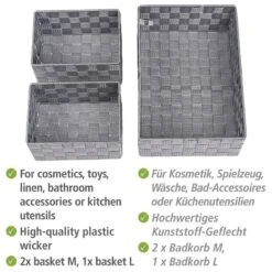 Wenko Paniers Adria (3 éléments) -Komar || Wenko || Amadeus Soldes Magasin 1000333291 220218 050 DETAILS P000000001000333291