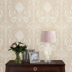 Laura Ashley Papier Peint Intissé Josette -Komar || Wenko || Amadeus Soldes Magasin 1000349477 220617 021 MOOD DETAILS P000000001000349477 mood