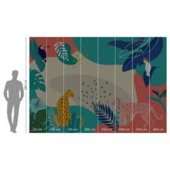 Komar Papier Peint Jungle Rendezvous -Komar || Wenko || Amadeus Soldes Magasin 1000353190 220610 500 SKETCH DETAILS P000000001000353190 sketch