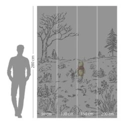 Komar Papier Peint Winnie The Pooh Walk -Komar || Wenko || Amadeus Soldes Magasin 1000353206 220610 500 SKETCH DETAILS P000000001000353206 sketch