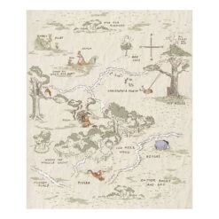 Komar Papier Peint Winnie The Pooh Map