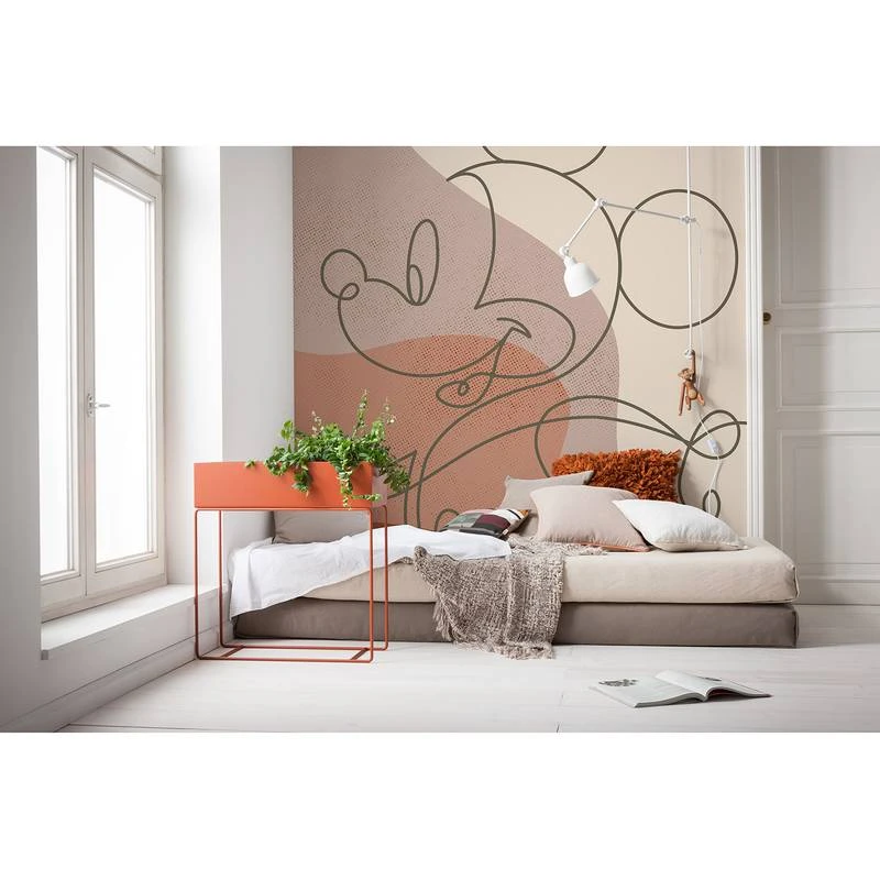 Komar Papier Peint Mickey Line Drawing 4 Komar Papier Peint Mickey Line Drawing – Image 2