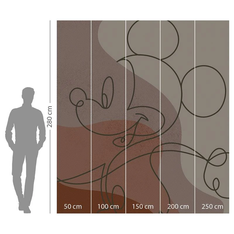 Komar Papier Peint Mickey Line Drawing 6 Komar Papier Peint Mickey Line Drawing – Image 4