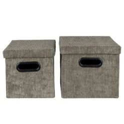 Paniers De Rangement August - Lot De 2 -Komar || Wenko || Amadeus Soldes Magasin 1000378207 230330 030 DETAILS P000000001000378207