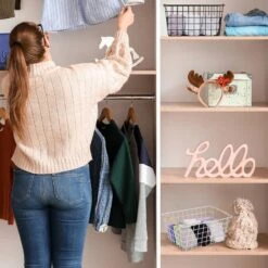 1x Panier Fil De Fer Poignées Bois Noir -Komar || Wenko || Amadeus Soldes Magasin 100417e5ddc04789bb5bf5ee2154cd5d