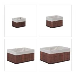Lot De 24 Paniers De Rangement Noir -Komar || Wenko || Amadeus Soldes Magasin 12602f2c9acb4ad389970d4e4bd534aa 2