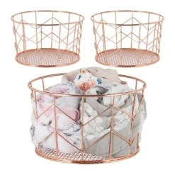 Lot De 3 Corbeilles Fil De Fer En Noir -Komar || Wenko || Amadeus Soldes Magasin 12f4ef13df274958bf0d81681c01d82b