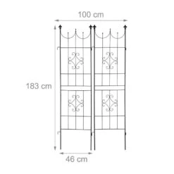 Set De 2 Grilles Tuteur En Métal -Komar || Wenko || Amadeus Soldes Magasin 13725e52aa6449618874b36a8b11caeb