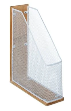 Organiseur Non-fixe Bambou Et Métal