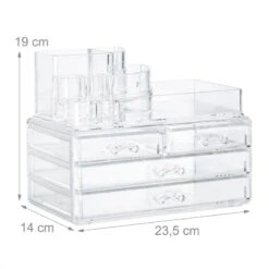 2x Organiseurs De Maquillage 4 Tiroirs -Komar || Wenko || Amadeus Soldes Magasin 176ab84e845842fa8aa0f0b833654619 1