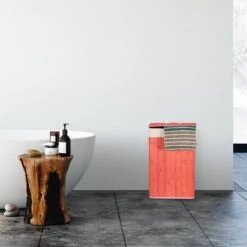 Lot De 3 Paniers à Linge Bambou Rose -Komar || Wenko || Amadeus Soldes Magasin 188df9c382294799abe3c5f8991fa85c