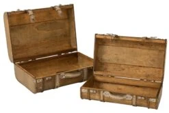 Set De 2 Valise Arrondie Bois Beige 8 Set De 2 Valise Arrondie Bois Beige -Komar || Wenko || Amadeus Soldes Magasin 1956fdc0103c49d8b51ee6f5d425f0d3