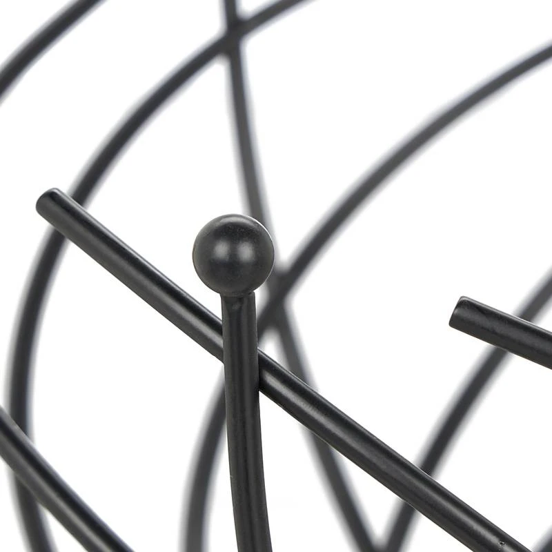 Corbeille à Fruits En Métal Noir 9 Corbeille à Fruits En Métal Noir – Image 7