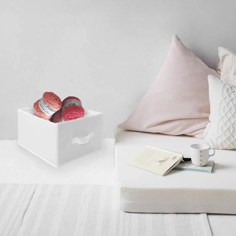 4 Boîtes De Rangement Suspendues Blanc 4 4 Boîtes De Rangement Suspendues Blanc – Image 2