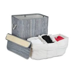 Panier à Linge En Bambou 3 Compartiments -Komar || Wenko || Amadeus Soldes Magasin 1c6accccbfdd4dbaabb21381ad8c09be