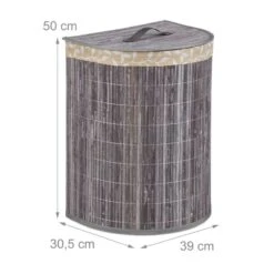 3x Paniers à Linge Bambou -Komar || Wenko || Amadeus Soldes Magasin 1ee84fa201ed4b1a83dc06ee76e07b94