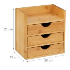 Organiseur De Bureau Avec 3 Tiroirs -Komar || Wenko || Amadeus Soldes Magasin 202774e33eb34a329525d46dfd4f4210