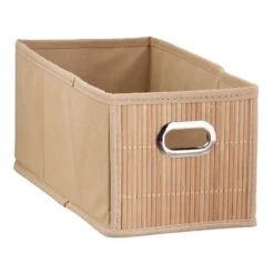 5x Paniers De Rangement En Bambou étroit -Komar || Wenko || Amadeus Soldes Magasin 21d2b20127fa40168062935a894c69b2 4