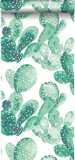 Papier Peint Cactus Peint à L'aquarelle -Komar || Wenko || Amadeus Soldes Magasin 21f9e89370f24db68747042968f5c1b9