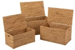 Set De 3 Paniers Rectangulaire Jacynthe -Komar || Wenko || Amadeus Soldes Magasin 22dee25f7a87437f9f8f6ed44bc36da6