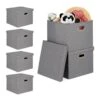 Lot De 6 Boîtes De Rangement Carrées