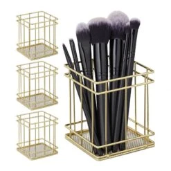 4x Pots à Pinceau De Maquillage Carré -Komar || Wenko || Amadeus Soldes Magasin 240e3214e50f43699d1d0d60f4e3f6aa