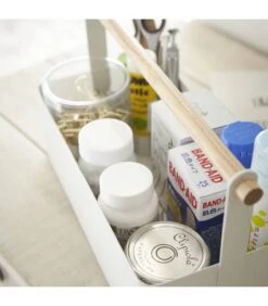 Yamazaki Panier De Rangement Avec Poignée En Bois -Komar || Wenko || Amadeus Soldes Magasin 2656d4262def484db8977968ad49a844