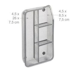 Organiseur De Bureau 4 Compartiments -Komar || Wenko || Amadeus Soldes Magasin 26e9f0eaf8c14b2887317c09849eea17