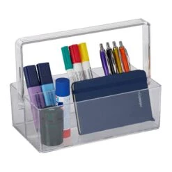 Organiseur Transparent à Poignée -Komar || Wenko || Amadeus Soldes Magasin 277d55672640440c992a54ec434cf394