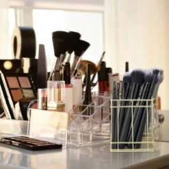 3x Pots à Pinceau De Maquillage Carré -Komar || Wenko || Amadeus Soldes Magasin 27884181d25e4fe3ba449a49e72160df 1