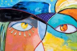 Tableau Peint à La Main Face To Face -Komar || Wenko || Amadeus Soldes Magasin 2889ff93ba2b44ca8fd29143219d26b2