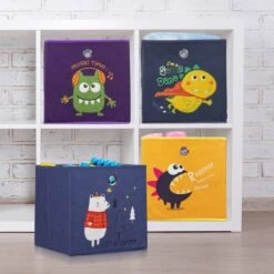 Caisses De Rangement Enfant Lot De 4 -Komar || Wenko || Amadeus Soldes Magasin 2961b97cee744bad9bcf22038327c304