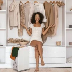 Panier à Linge En Bambou 40 L -Komar || Wenko || Amadeus Soldes Magasin 298790c70b924ee4ae522b0c8fad1531