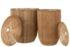 Set 2 Paniers Dantya Allongés Jute -Komar || Wenko || Amadeus Soldes Magasin 2aee86ca524346e78c68629de1f181bf