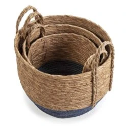 Set De 3 Paniers Iria Fibre Naturelle -Komar || Wenko || Amadeus Soldes Magasin 319f2fbd3a3a4df386ba4f95961c0532