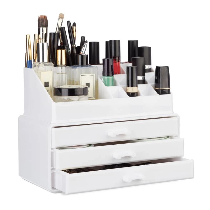 1x Organiseur Maquillage 3 Tiroirs Noir 13 1x Organiseur Maquillage 3 Tiroirs Noir – Image 11