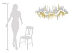 Sculpture Murale Métal Organism Of Time -Komar || Wenko || Amadeus Soldes Magasin 32a5bba4c52645d290aed95a137f536b