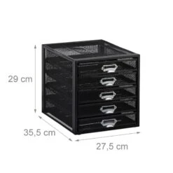 Trieur De Document 5 Tiroirs -Komar || Wenko || Amadeus Soldes Magasin 33152dd53d3f43b7971efcbbe4e43b59