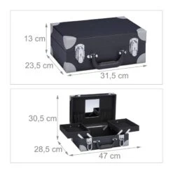 Mallette Maquillage Noire -Komar || Wenko || Amadeus Soldes Magasin 3583037b5e6e4731ae33dcf94bd13b49