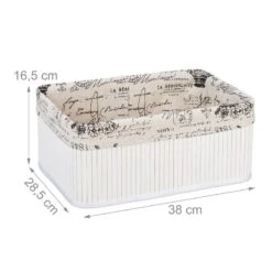 2x Paniers De Rangement En Bambou Motifs -Komar || Wenko || Amadeus Soldes Magasin 35d6d712387f448e954f5cd24d50b45a 1