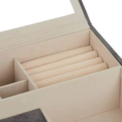 Boîte à Bijoux Aspect Cuir -Komar || Wenko || Amadeus Soldes Magasin 3769607404fc4bda9315edf0c41272e5