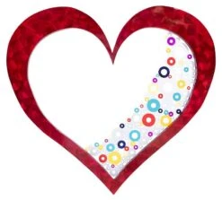 Sculpture Murale Métal Right Spot Heart