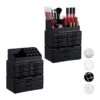 2x Organiseurs Maquillage 8 Tiroirs Noir -Komar || Wenko || Amadeus Soldes Magasin 38bbf1e021bf479fbb7ffb1e9d299ebb