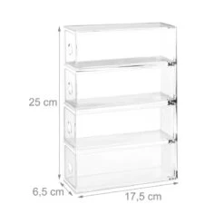 Organiseur Maquillage Acrylique -Komar || Wenko || Amadeus Soldes Magasin 38ca9e1443424304b812545771b98abb