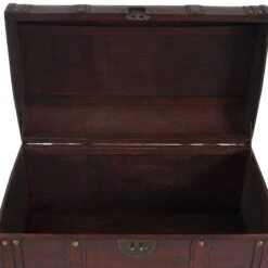 Coffre Bois Valence Style Antique Rond -Komar || Wenko || Amadeus Soldes Magasin 3a51ae68f37b48298de69cbfa0730609