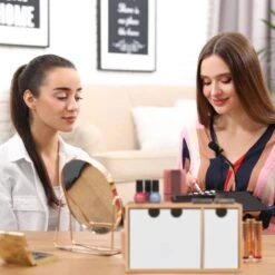 Boîte à 2 Tiroirs En Bambou Et MDF -Komar || Wenko || Amadeus Soldes Magasin 3aab6f5cda1e40558712a8dfb45e8b39