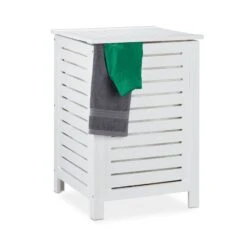 Panier à Linge En Bois De Pin Blanc -Komar || Wenko || Amadeus Soldes Magasin 3ac0449f3cd847c3b199fa622ba33902